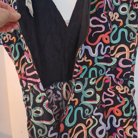 Joanie Arianne Snake print jumpsuit, size UK14/US10 - Picture 10 of 12